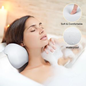 Pillow Bath Pillow, Bathtub Soft Spa Pillow,Slip Resistant,Helps Support Head, Back, Shoulder and Neck for Bathtub Hot Tub and Jacuzzi