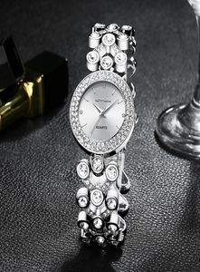 2020 Luxury Women Watches Crrju Starry Sky Samiczne Zegar Kwarcowy Kwarc Moda Moda Ladie