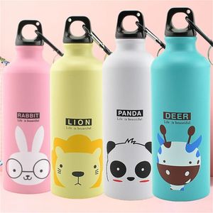 500 ml härliga djur Creative Gift Outdoor Portable Sports Cycling Camping Vandring Bicycle School Kids Water Bottle Drinkware 240420