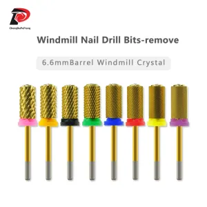 Bits Windmill Nail Drill Bits Remove Gel Carbide Manicure Tool Accessories