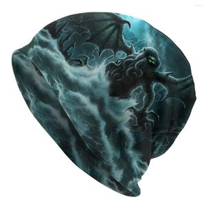 Berets Cthulhu Monster Bonnet Hats Hearror Trip Hat Hip Hop Skullies Beanies Мужские женщины для взрослых летни