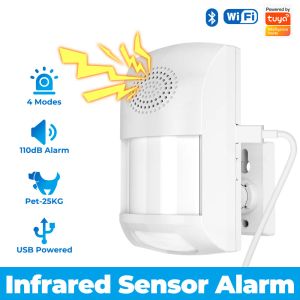 Модули Tuya Wi -Fi инфракрасный детектор движения PIR Sensor Smart Home Destraglar Датчик сигнализации Smart Life App Security Удаленный монитор