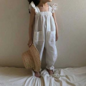 Rompers coreanos japão tira de tira macio macio de algodão floral respirável calça de bebê macacão de macacão beddler 123 anos