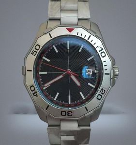 Montre De Luxe Mens Watches gray titanium Wristwatches Automatic movement Black face Metal strap Orange scale Hanbelson9872673