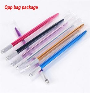 Tamax TP005 Yarı Kalıcı Makyaj Mikrobladlı İğne Kalemi Nakış Dövme Kaş Dudaklar İçin El yapım Kalemi Esnek Yuvarlak Bıçaklar4384929