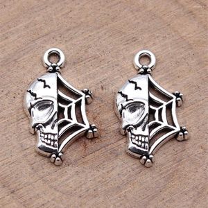 Accessori Womms Women Accessori gotici Skull Spider Web Jewelry e 19x11mm 20pcs