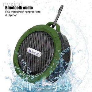 Портативные динамики портативная колонка мини -динамик Bluetooth Водонепроницаемое звуковая коробка для душа на открытом воздухе беспроводной автомобиль.