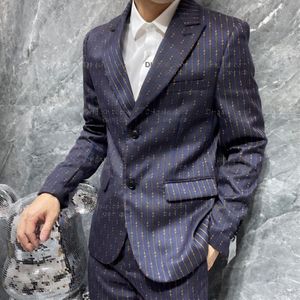 Mens Blazers Cotton Linen Fashion Coat Designer Jackets letters Business Casual Slim Fit Formal Suit Blazer Men Suits Styles