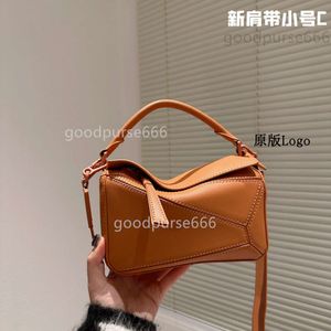 SPLICE CROSSBODY PUZZLE HANDHELD BAGS COWHIDE VERSATILE LADY CULLOW SPANIEN EN AUDRESDELSEDELAR LÄDER Bag Kvinnor Purse Fashionable Style Loe RPIB