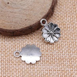 Charms Findings Flower Jewelry Materials 15x18mm 20pcs