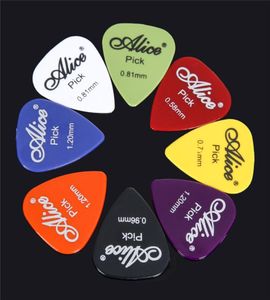 50pcsset Guitar Pick Music Picks Plectrum 058071081096120150mm mm Acessórios de guitarra de espessura7383818