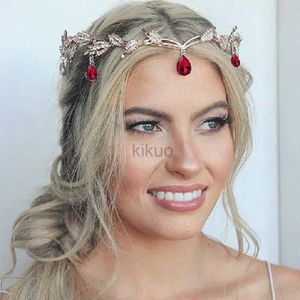 Believe per i capelli di matrimonio Accessori per capelli di matrimonio alla moda Donne Crystal Rhinestone Diadem Tiaras Bride Corone della fronte Gioielli D240425