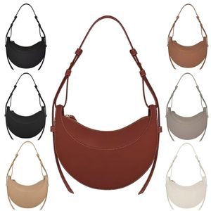 Designer de luxo Cyme Mini Tote numero dix meio lua paris sela saco submen saco beri tonca grão completo bolsas de ombro texturizado