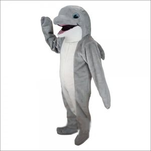 2024 Halloween Dolphin Mascot Suit Suit Halloween Party Game Sukiet Wydajność Promocja sprzedaży