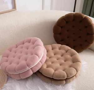 Pillow Cartoon Oreo sandwich biscuit throw pillow creative cute sofa back waist pillow nap pillow cushion