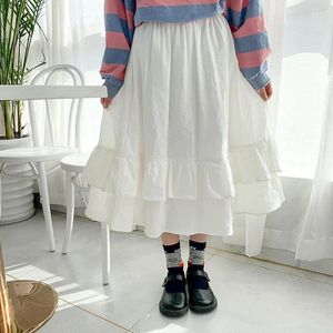 Saias saia A-line 2024 para pequenas roupas coreanas de moda feminina