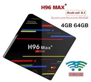 H96 MAX ANDROID 90 TV BOX RK3328 4GB DDR3 EMMC 64GBセットトップボックスHDR10 USB30 24G5G WIFI 4K H265 VP9 HDスマートメディアプレーヤー8769811