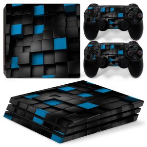 Aufkleber 1473 PS4 Pro Hautaufkleber Aufkleber -Aufkleberabdeckung für PS4 Pro -Konsole und 2 Controller PS4 Pro Skin Vinyl