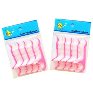 2024 50/25 Pcs Dental Floss Stick Tooth Picks Disposable Interdental Brush Teeth Clean Family Floss Oral Hygiene Care Dental Floss1. For Dental Floss Stick