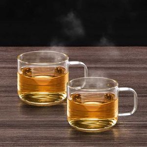 Tumblers high-quality heat-resistant Tea Pot Sample Teacup Flower Chinese Kung Fu Set Small H240425