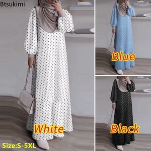 Abiti etnici abiti stampati vintage per donne musulmani eleganti abaya hijab eid mubarek maxi abito Dubai tacchino kaftan abito femme vestidos