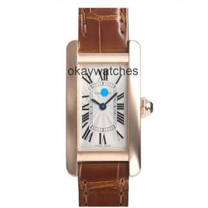 DALS Works Automatic Watches Carter Medieval New Tank 34 8x19mm Quartz Womens Rose Gold Watch W2607456