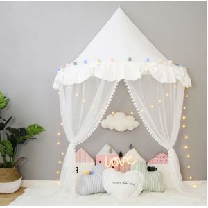 Sets Baby Cot Cot Canopy Bettvorhänge Mücken Mücken NET BABY BEDDITING CRIB NET -Spiel Zelt für Kinder Spielen Haus Jungen Zimmer Dekoration