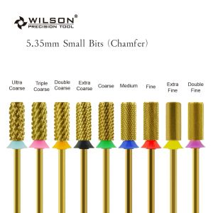 Bits Wilson 5,35 mm kleine Barrel -Bits Kamm neuer Style -Nagelbohrer Bit Set Hartgelentfernung Carbide