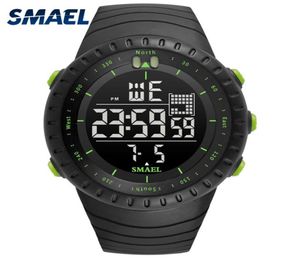 Highend Fashion Smael1237 wielofunkcyjna silikonowa para sportowa Watch Electronic Luminous Display Student Watch7157432