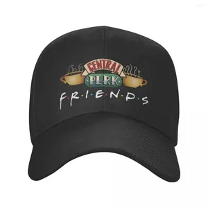 Bollmössor Fashion Friends 90 -tals berömda TV -show Baseball Cap Women Män anpassar justerbar vuxenbokstav pappa hatt hiphop snapback