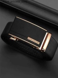 Belts Famous mens belts high-quality luxury belts mens belts alloy automatic buckles Q240425