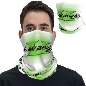 Mascheri per la faccia di moda Gucca al collo Kawasakis Motociclette da corsa Bandana per gigante stampato di balaclavas Magic Scarf Multiuse Multiuso Fishing for Men Y240425Ahzr