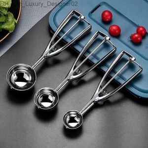 Ice Cream Tools Stainless Steel Spoon Ball Excavator Handmade Block Mold Easy to demonstrate Kitchen Accessories Tray Q2404251