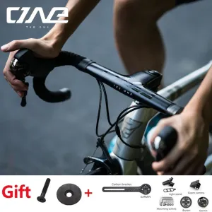 Parts The one Carbon Fiber Road Bicycle Handlebar Integrated Handlebar Racing Road Bike Handlebars 380/400/420 28.6mm