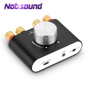 Усилитель nobsound mini bluetooth 5.0 tpa3116 цифровой усилитель Hifi Stereo Audio Prosiver Power Amp 50 Вт+50 Вт.