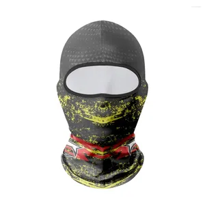 Radsportkappen Motorradmaske atmungsaktive Mütze Outdoor Männer balaclava Multifunktionaler Biker Voller Gesichtsabdeckung Hals Gitter Frauen Kapuzehüte