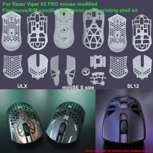 Razer Viper V2 Pro Wireless Mouse Moddingのマウス：手作りのDIYファイナルマウス（S/Mサイズ）SL12/ULX/VIPER MINI SE 3Dプリントシェルキット