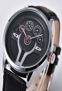 Creative Natural Style Classic Precision Fashion Men Quartz Watch Racing Tire Rustless Band Clock Casual Sports9788826