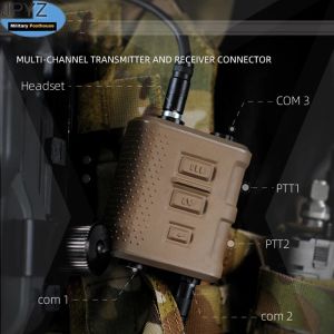 Accessori Afferido tattico PTT PRC148 152 Intercom Plug V60 Multifunzione Dual Channel V20 Canale singolo