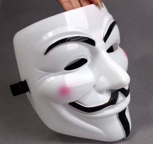 Party -Masken V für Vendetta Mask Anonymous Guy Fawkes Kostüm Kostüm Accessoire Plastik PartyCosplay SN59268030305