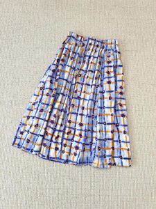 スカート2024女子ファッションセクシーなカジュアルエラスティックウエストコットン格子縞のスカート0417