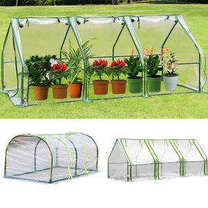 Hushållens plastisoleringsfilm Privat Mini Thermal Greenhouse Cover utan hyllor 240415