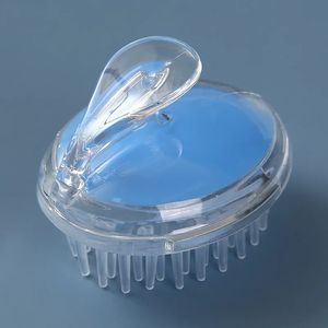 NEU 1PCS Handheld Silicon Kopfhaut Shampoo Massage Pinsel Waschen Dusche Haar Massager sauberes Bürste Dusche Haarbürste Kammpinsel für Silikon