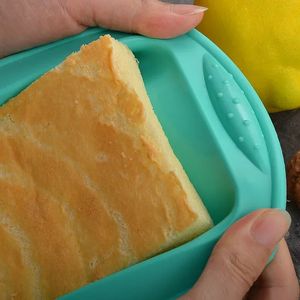 Nowy 2024 11 cali prostokątna silikonowa miska chlebowa bochenek bochenek tostów chleb chlebowy długą kwadratową formę do pieczenia do naczyń do pieczenia taca chleb