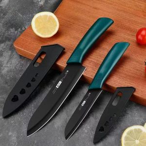 Knives Stainless steel sharp fruit knife chopping board set, household safety portable small knife kitchen knife TB9195