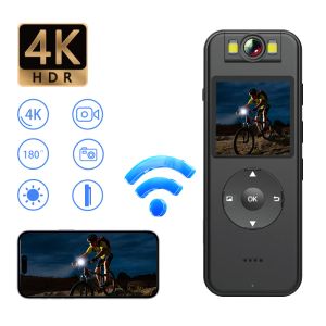 Telecamere 4K Ultra High Definition, Registratore delle forze dell'ordine, registratore di cicli esterni, mini telecamera sport wifi wireless wifi