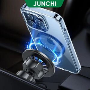 Магнитные монтированы для магнитного автомобиля для iPhone 12 13 Pro 14 15 15 Plus Car Magnetic Thone Doperter для Samsung Xiaomi OnePlus Universal