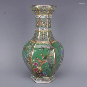 Wazony luksusowe chińskie klasyczne zabytkowe ceramiczne emaliowane wazonowe dekoracja domowa dekoracja