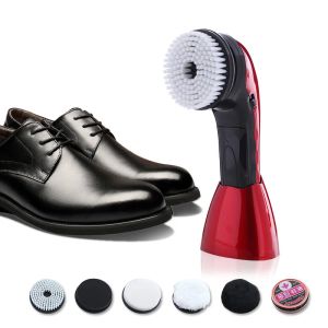 Dryers Portable Handheld Automatic Electric Shoe Brush Shine Polisher Battery Charging 2 Ways Power Supply Electric Shoe Polisher