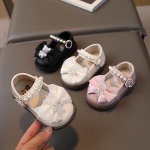 Walkers Soft Sole Girl Leather Shoe 2023 New Baby Shoe Cute Walking Shoe Soft Leather Princess Shoe Mary Jane Shoes Girl Shoe Kid Shoe